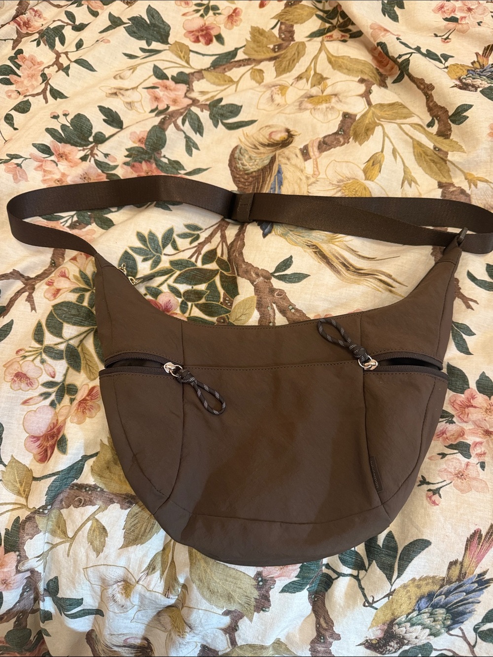 lululemon athletica Dark Chocolate Crescent Crossbody Bag
